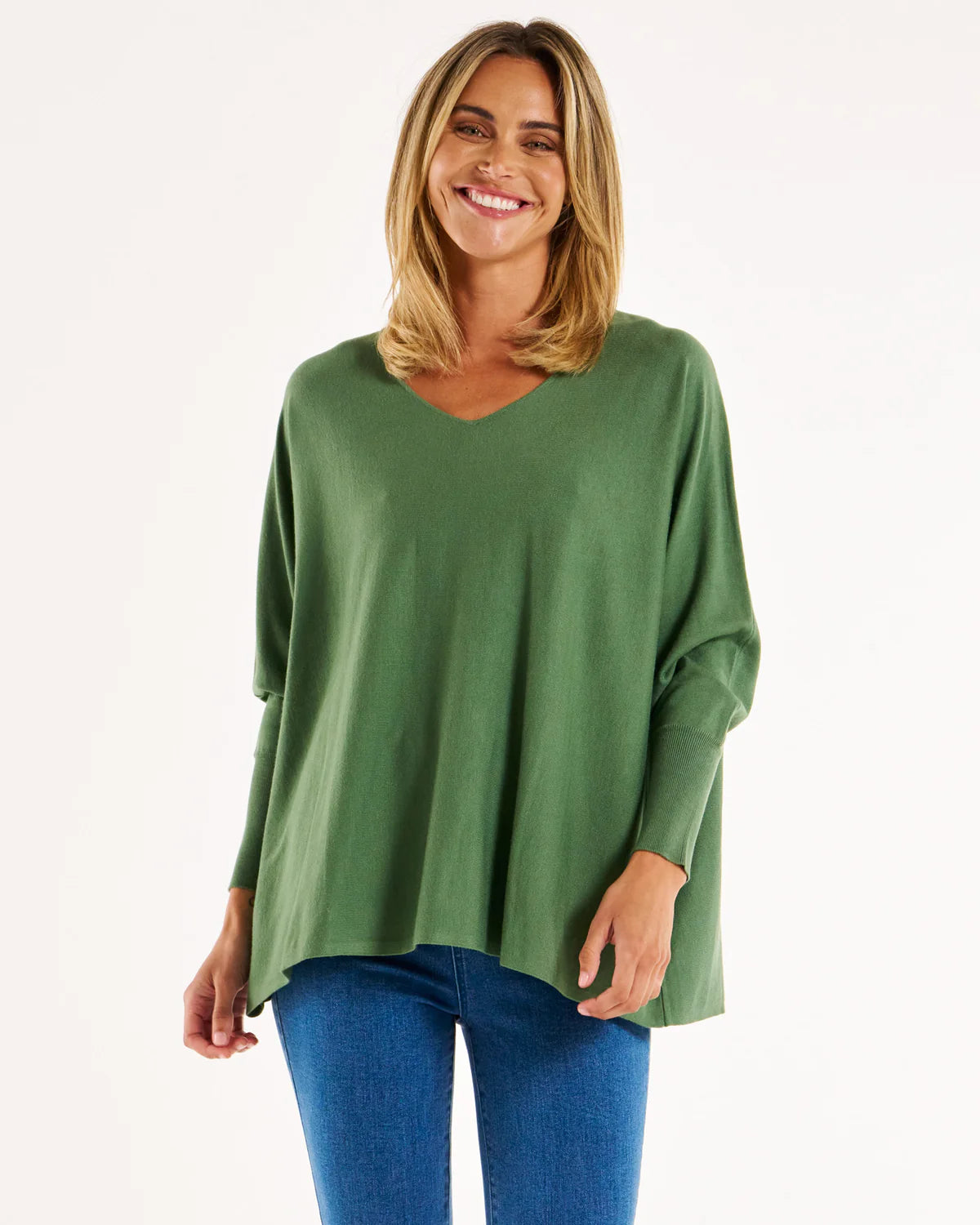 Destiny Knit Jumper Green