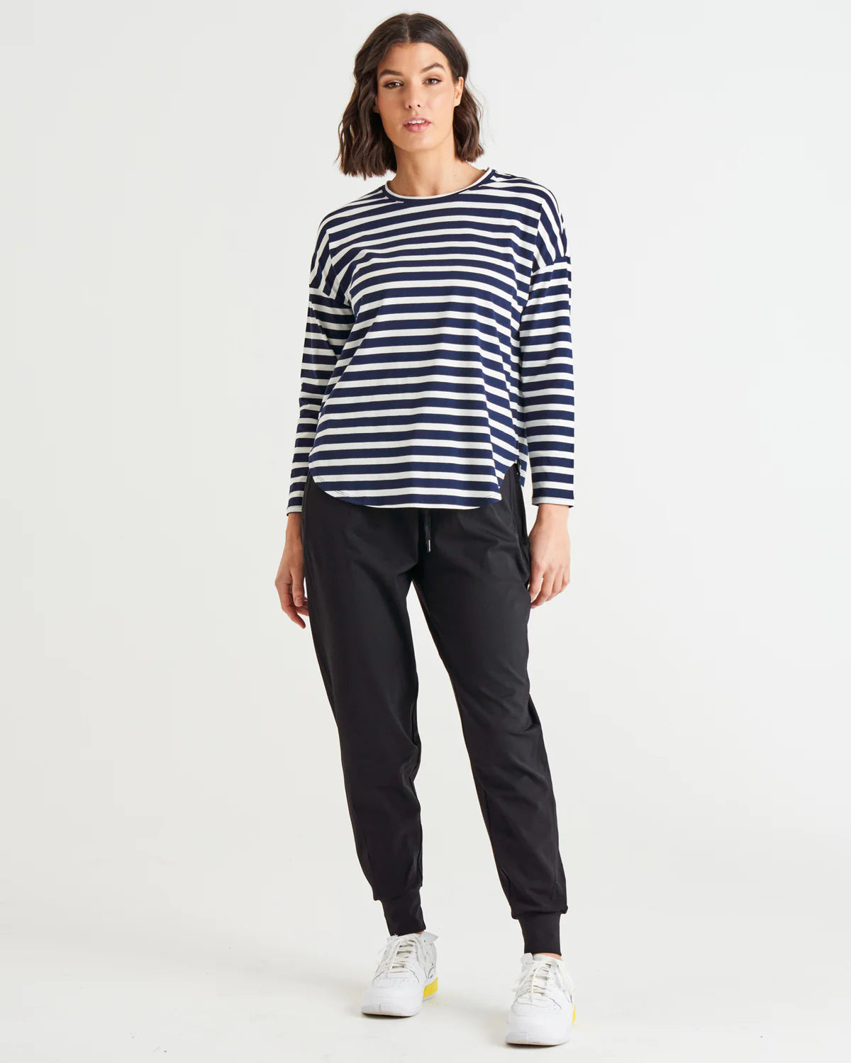 Jessie Long Sleeve Blue Stripe