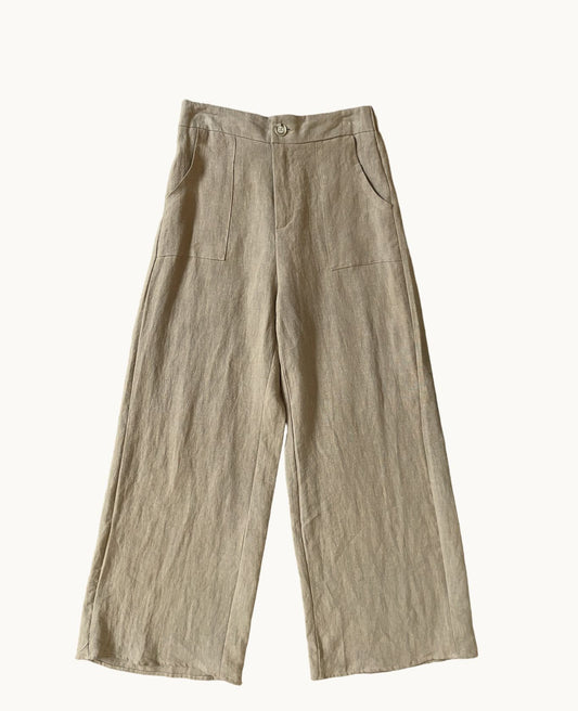 Jude Linen Pants Taupe