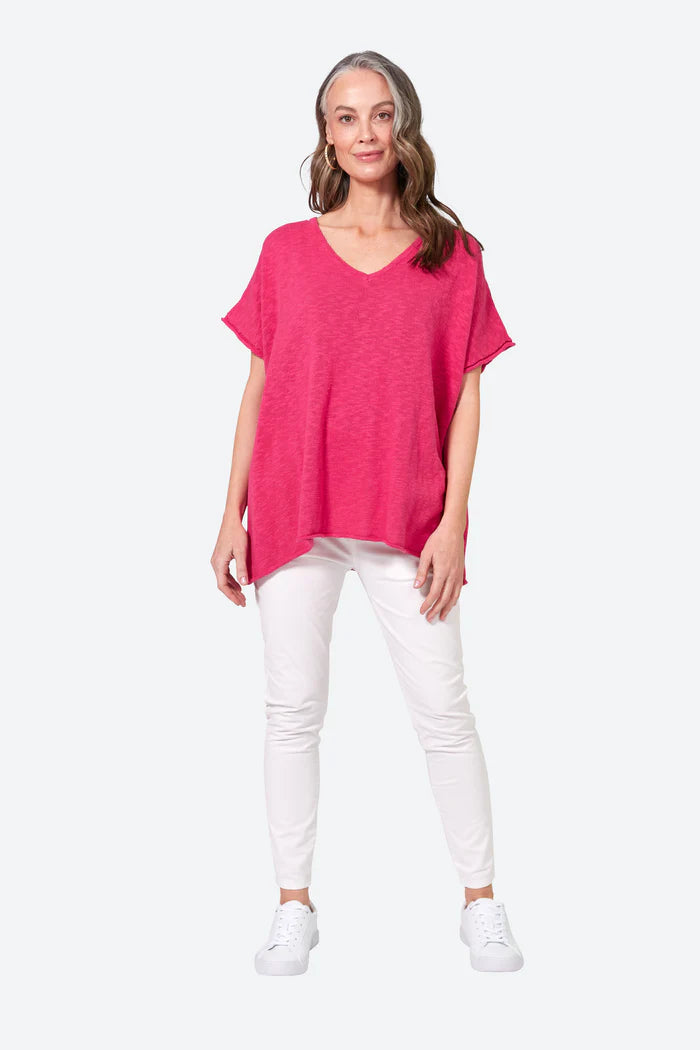 Jovial Top - Fuchsia