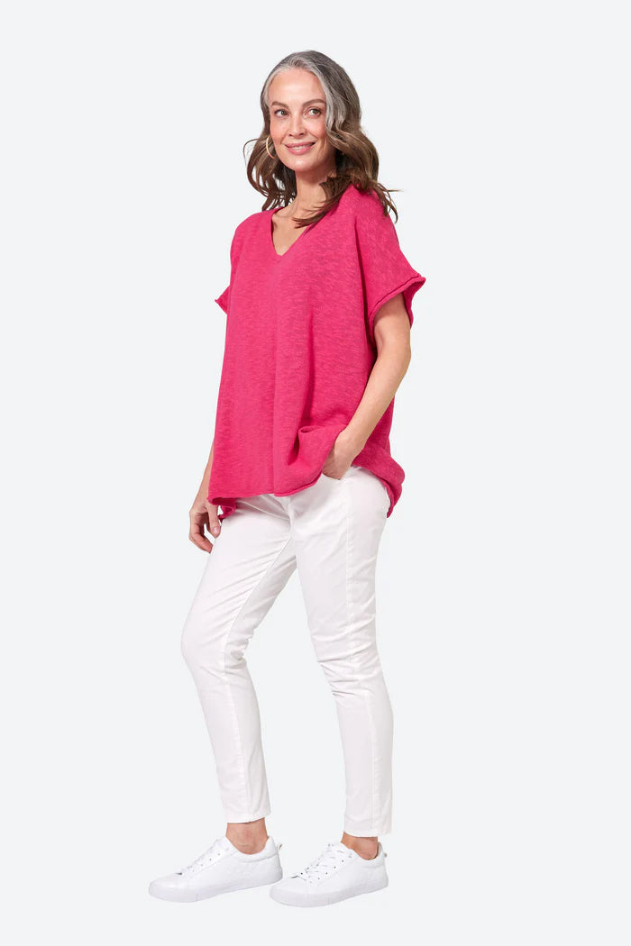 Jovial Top - Fuchsia