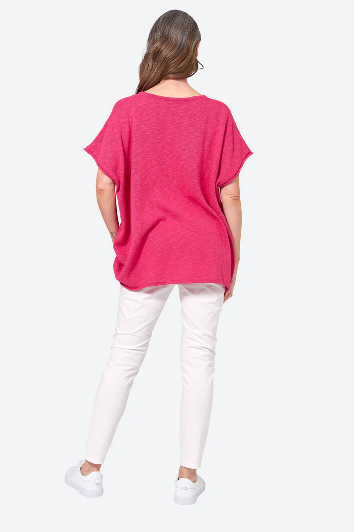 Jovial Top - Fuchsia