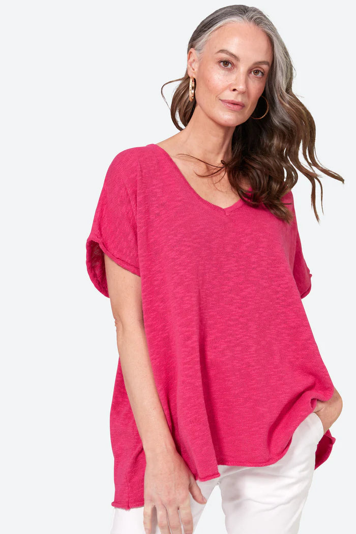 Jovial Top - Fuchsia