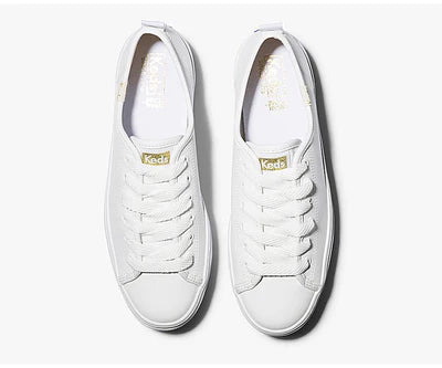 Triple Up Leather White