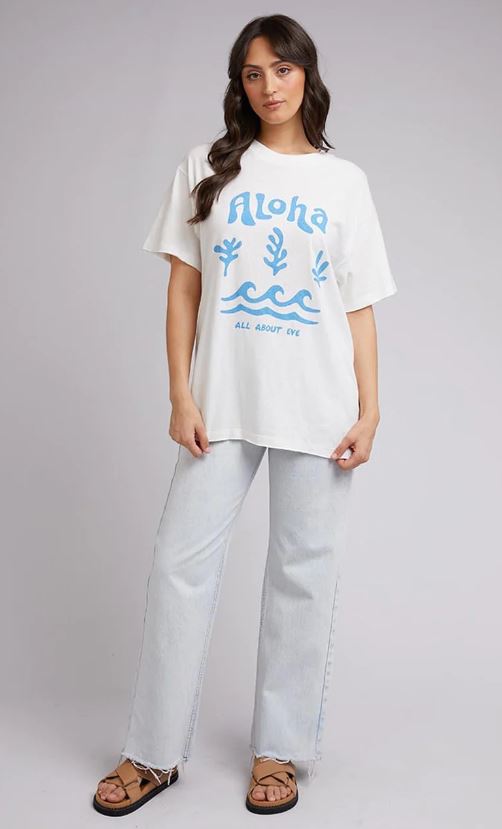 Aloha Tee Vintage White