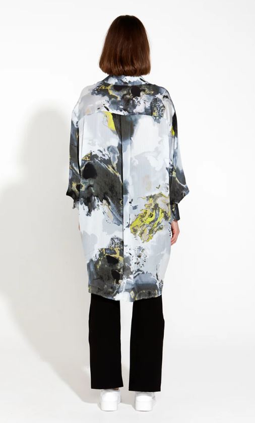 Transfixed Oversized Shirt Marble