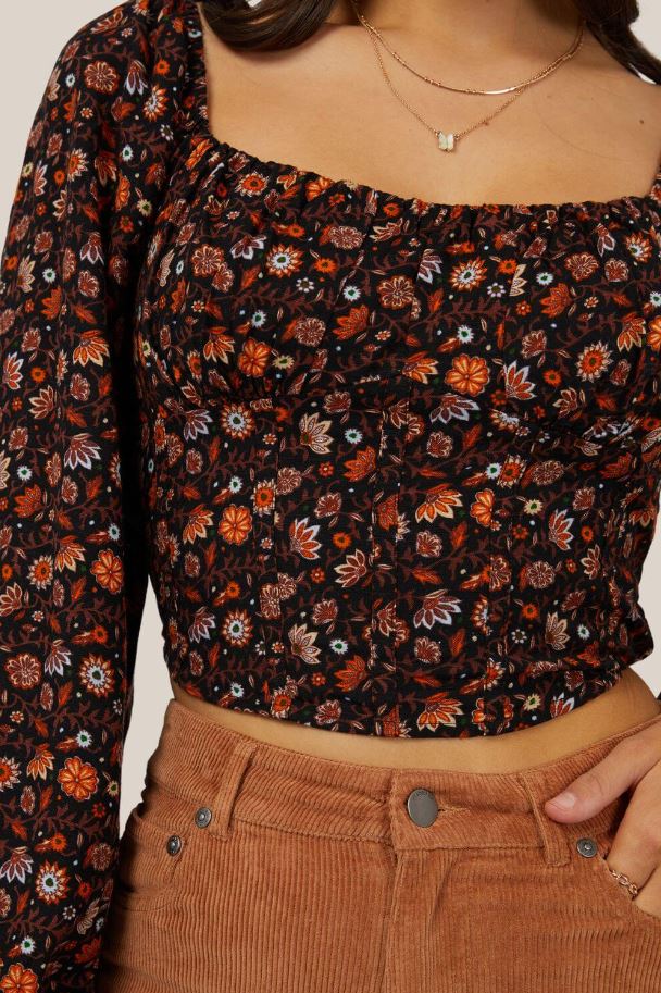 Luna Floral Top