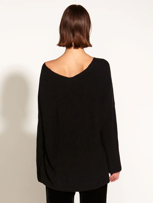 Ordinary Love V Neck Knit Black