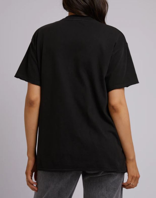 Lense Oversized Tee Washed Black