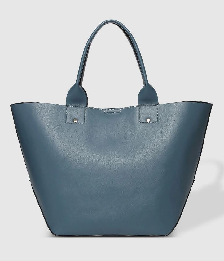 Roma Tote Bag Steel Blue