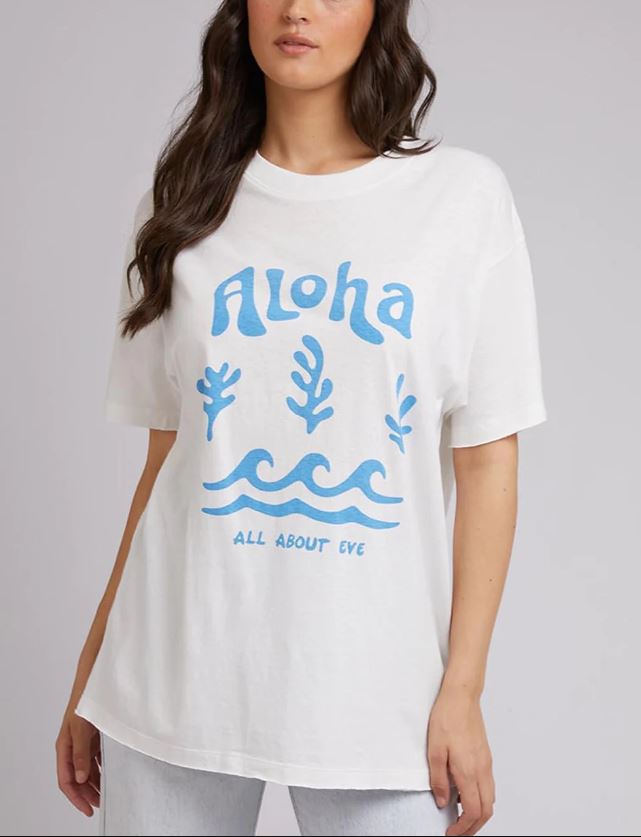 Aloha Tee Vintage White