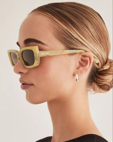 The Bundchen Blonde Swirl Chocolate Sunglasses