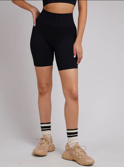 Remi Rib Bike Short Black