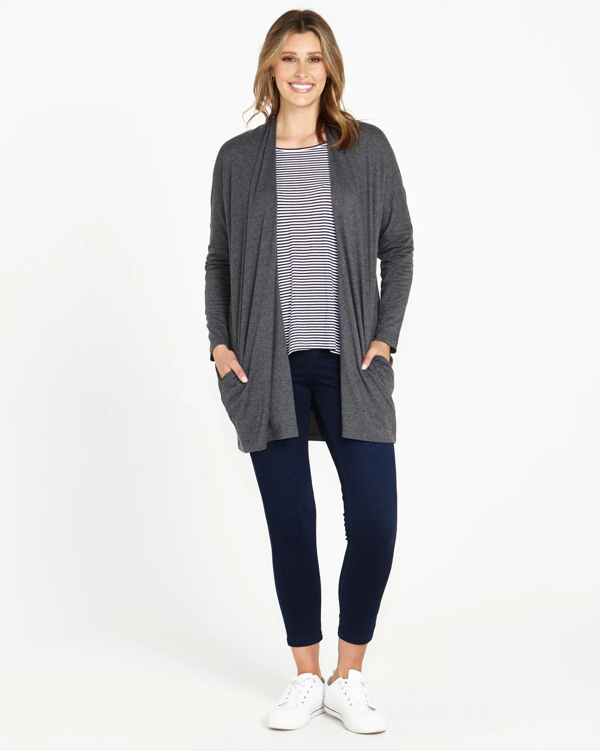 Margot Cardigan - Charcoal