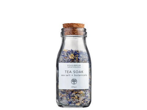200g Natural Tea Soak - Sea Salt + Botanicals