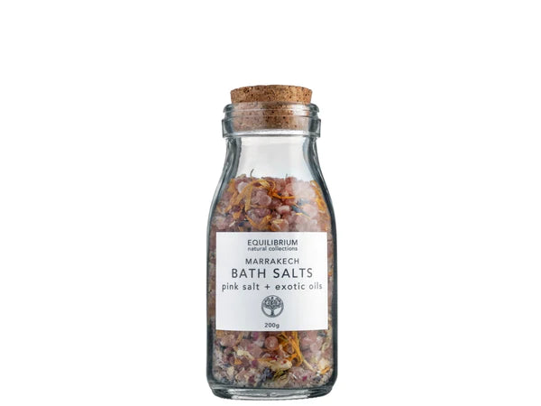 200g Natural Bath Salt - Marrakech Pink Salt + Exotic Oils