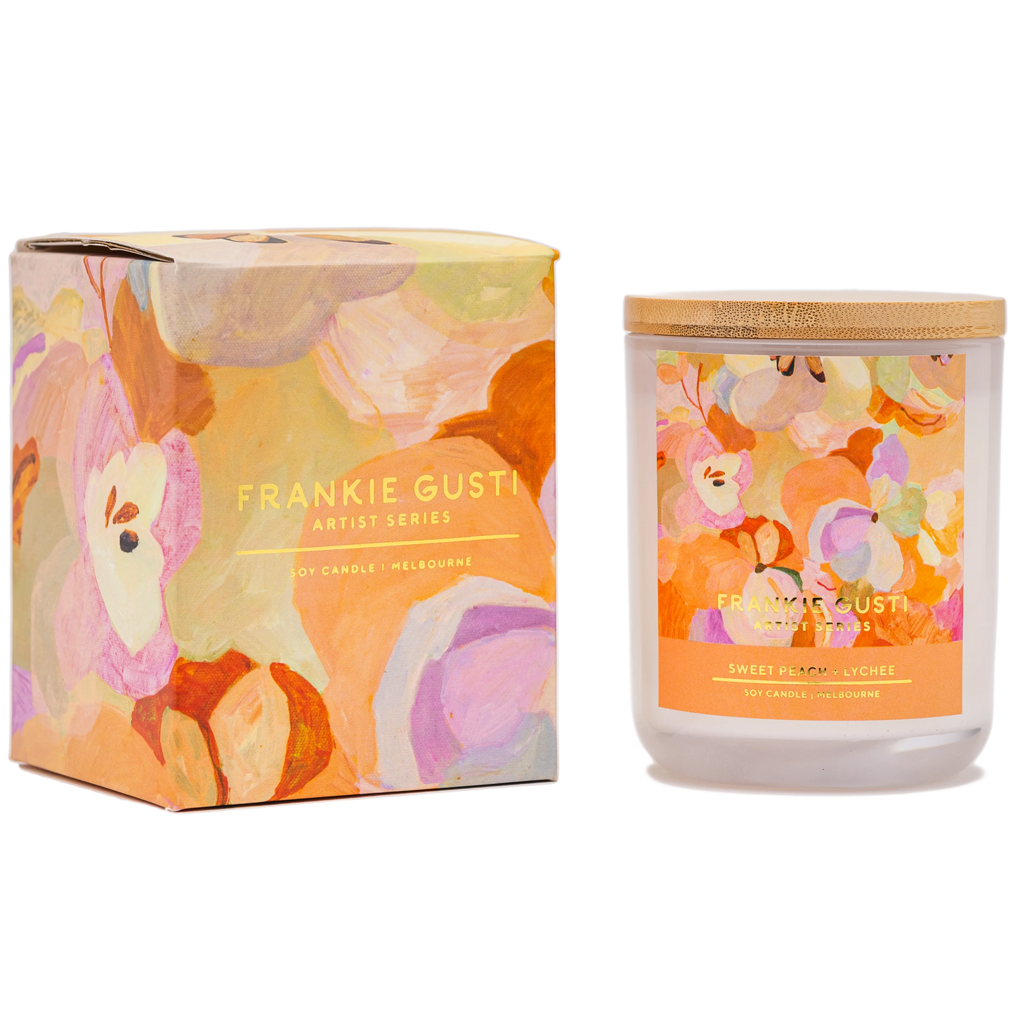 Sweet Peach + Lychee Candle