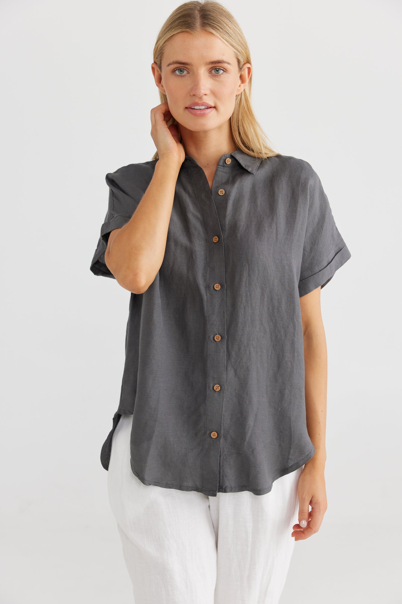 Dune Shirt - Charcoal