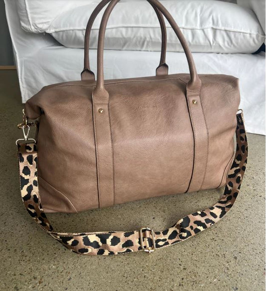 Alexis Weekender Bag with Tyler Strap Frappe