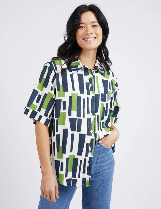 Valley Shirt Geo Print