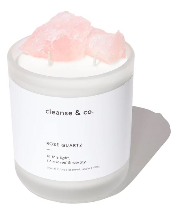 Rose Quartz Intention Candle 200g