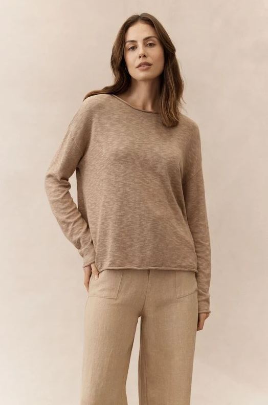 Nellie Top Taupe