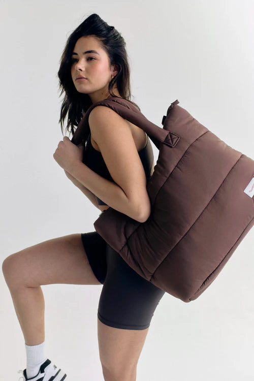 All Fenix Puffer Bag- Chocolate