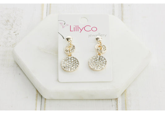 LillyCo Crystal Drop Earring