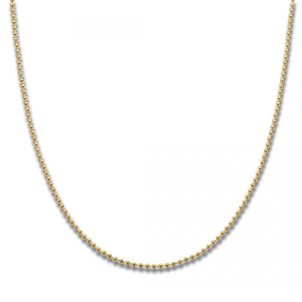 Palas Jewellery Yellow gold plate ball chain