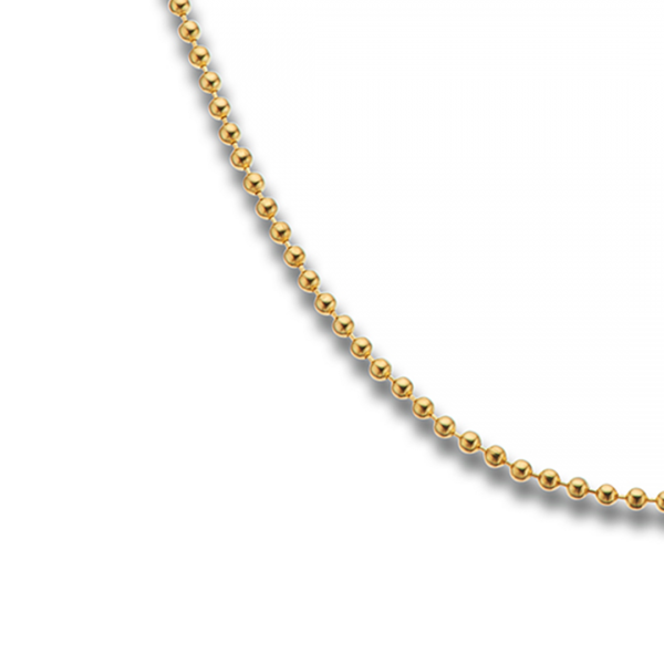 Palas Jewellery Yellow gold plate ball chain