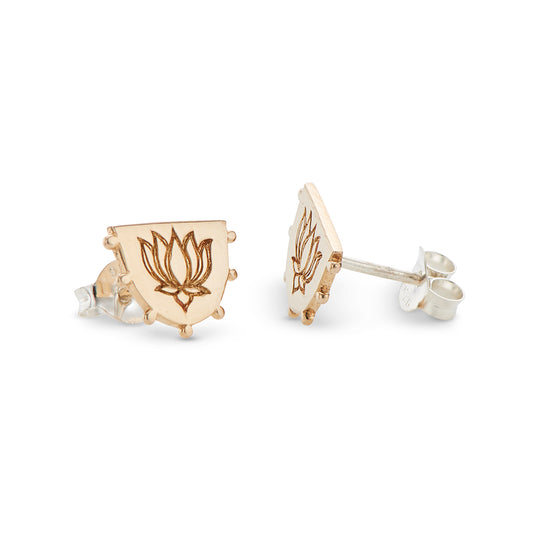 Palas Little Lotus Stud Earrings