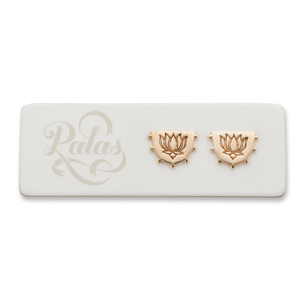 Palas Little Lotus Stud Earrings