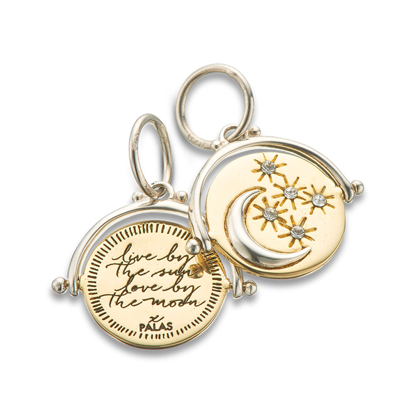 Live By the Sun Love By the Moon Spinner Charm