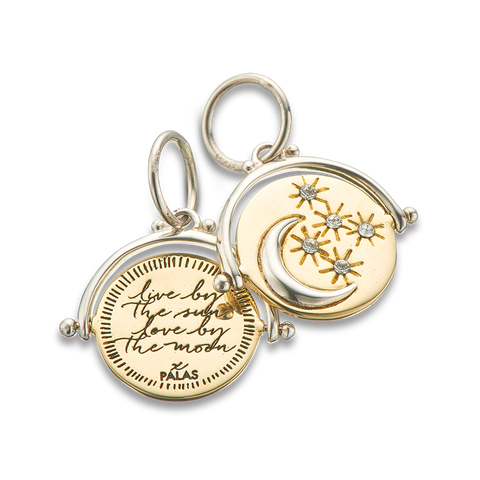 Live By the Sun Love By the Moon Spinner Charm