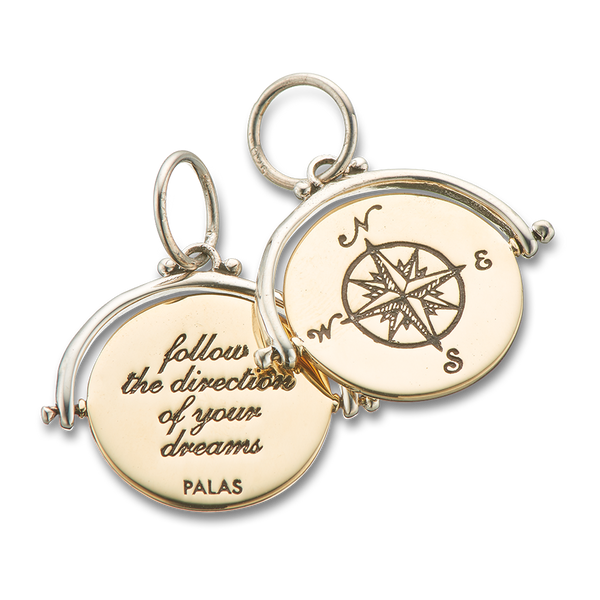 Compass Direction of your Dreams Spinner Charm