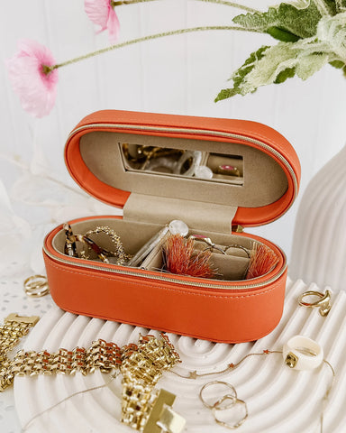 Charlee Jewellery Box - Orange