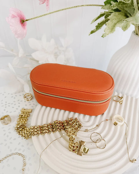 Charlee Jewellery Box - Orange