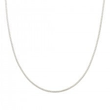 Palas Silver Box Chain 80cm