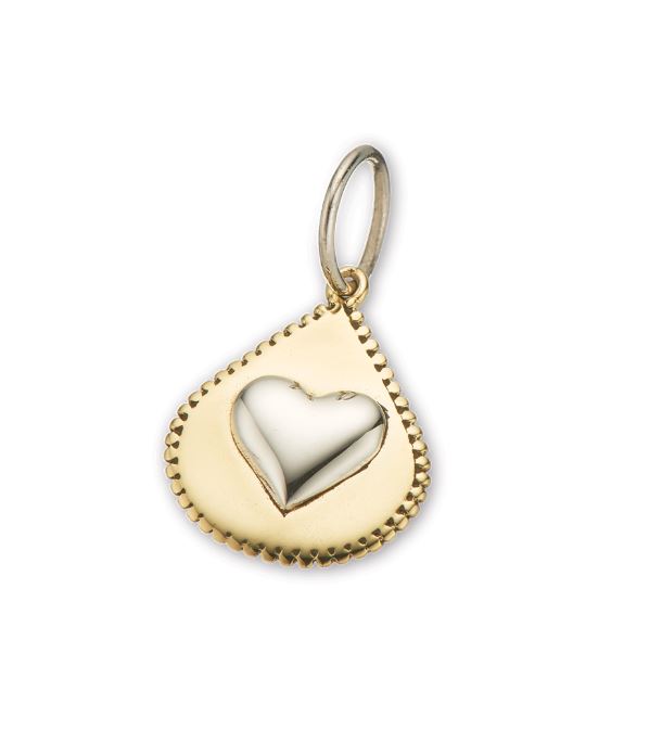 Palas Charm - Teardrop Heart