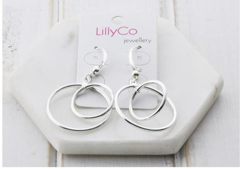 LillyCo 2 Ring Earring