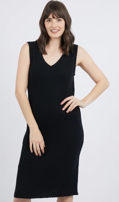 Sevyn Knit Dress Black